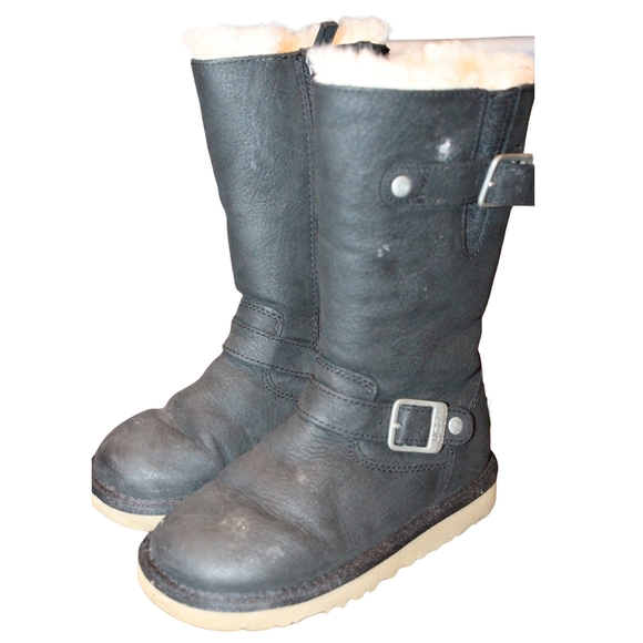 UGG Other - UGG Black Lined Boots Size 11